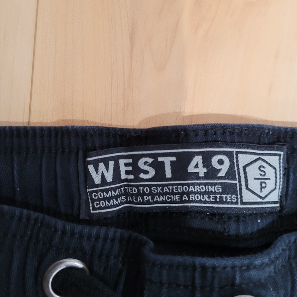West 49 Men's Size Small Black Jogger Pants - Picture 2 of 7